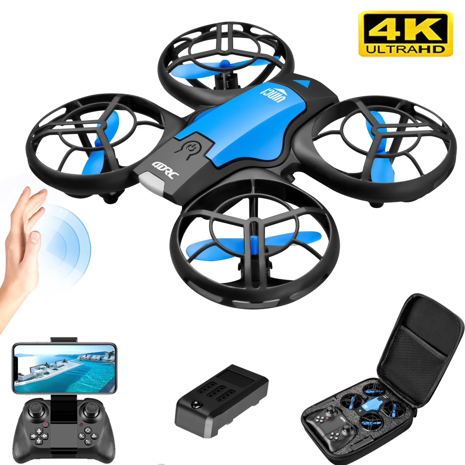 Drone Camera Professional - Nouveau mini drone V8 4K professionnel