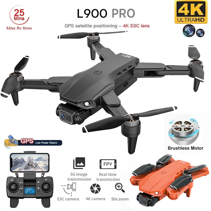 Drone Camera Professional - L900 Pro GPS Drone 4K professionnel