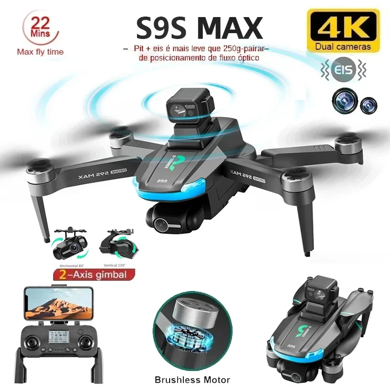 Drone Camera Hd - Nouveau S9S MAX MINI Drone 4K