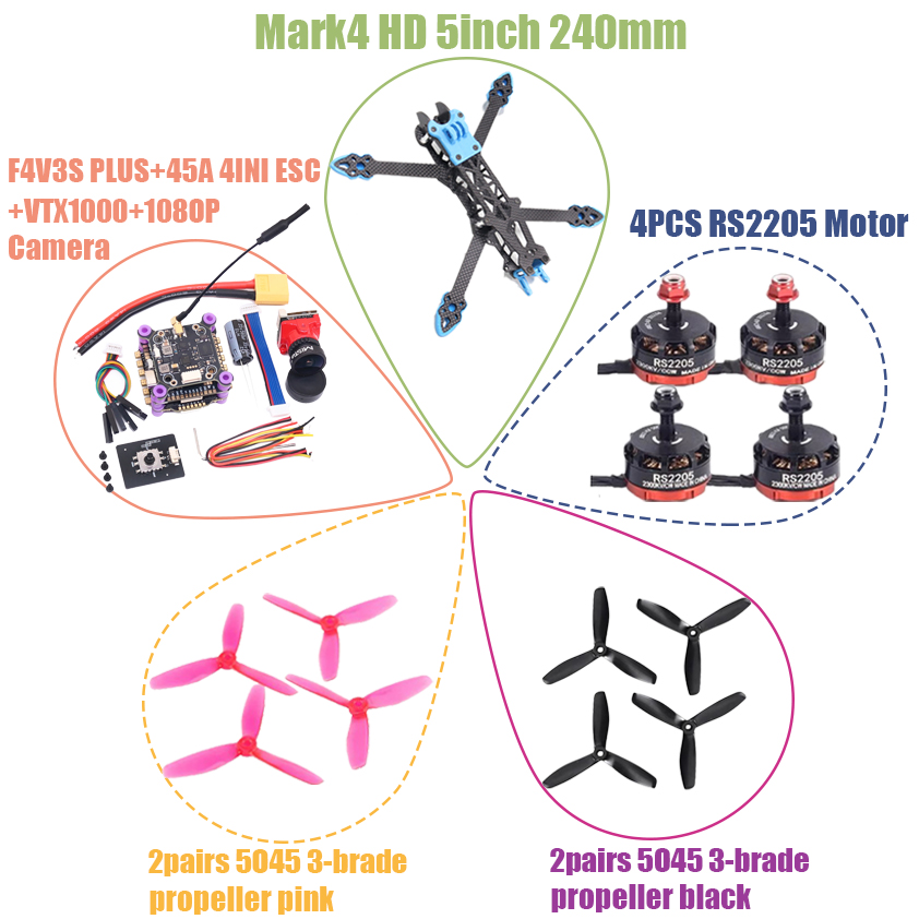 Betaflight Fc F4 - Contrôleur de vol Happy F4V3S PLUS