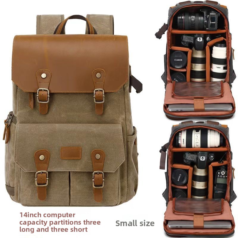 Drone Camera Waterproof - Sac à dos de voyage rétro