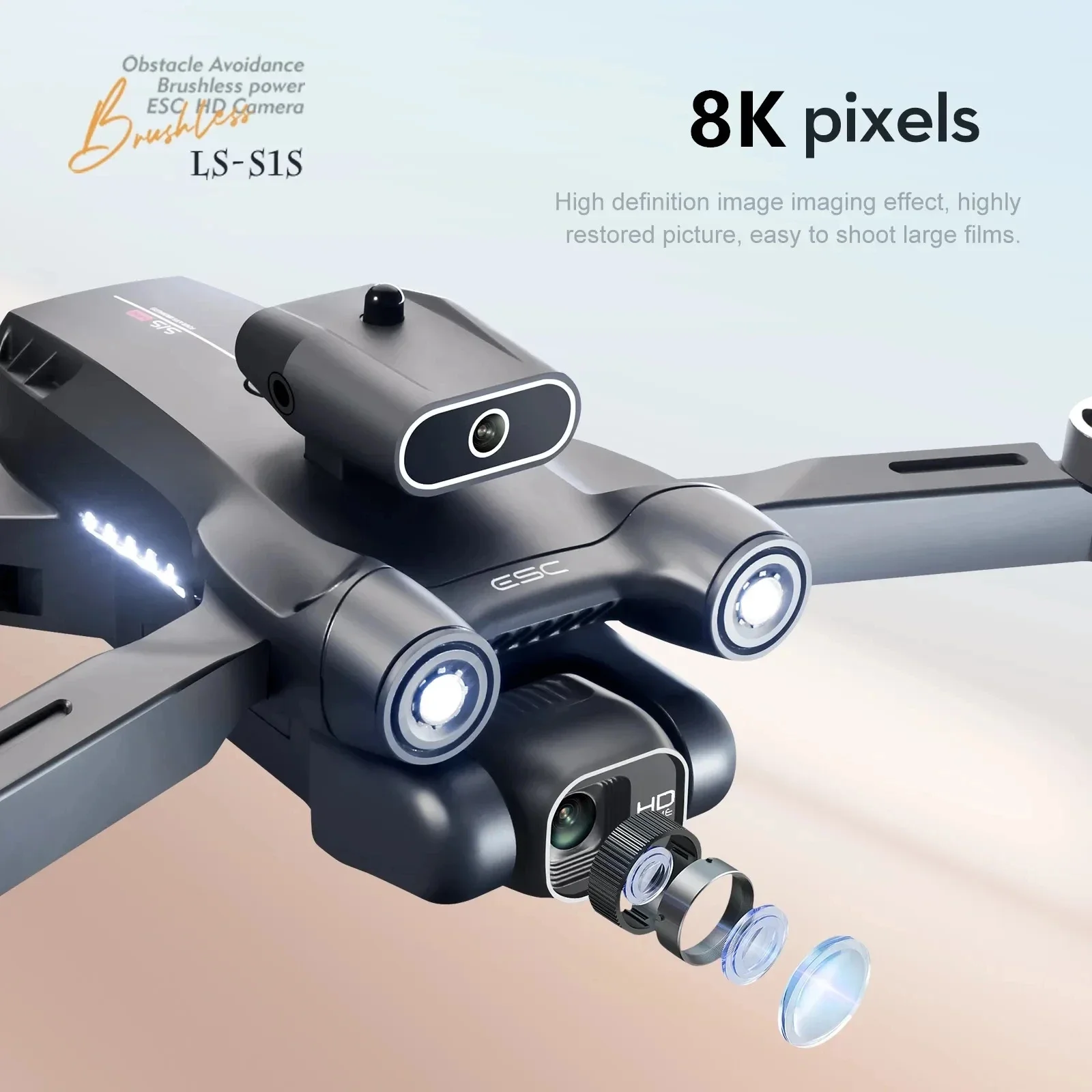 S1S 5G GPS Drone Caméra 8K, Mo - Drone Camera Professional avis et prix
