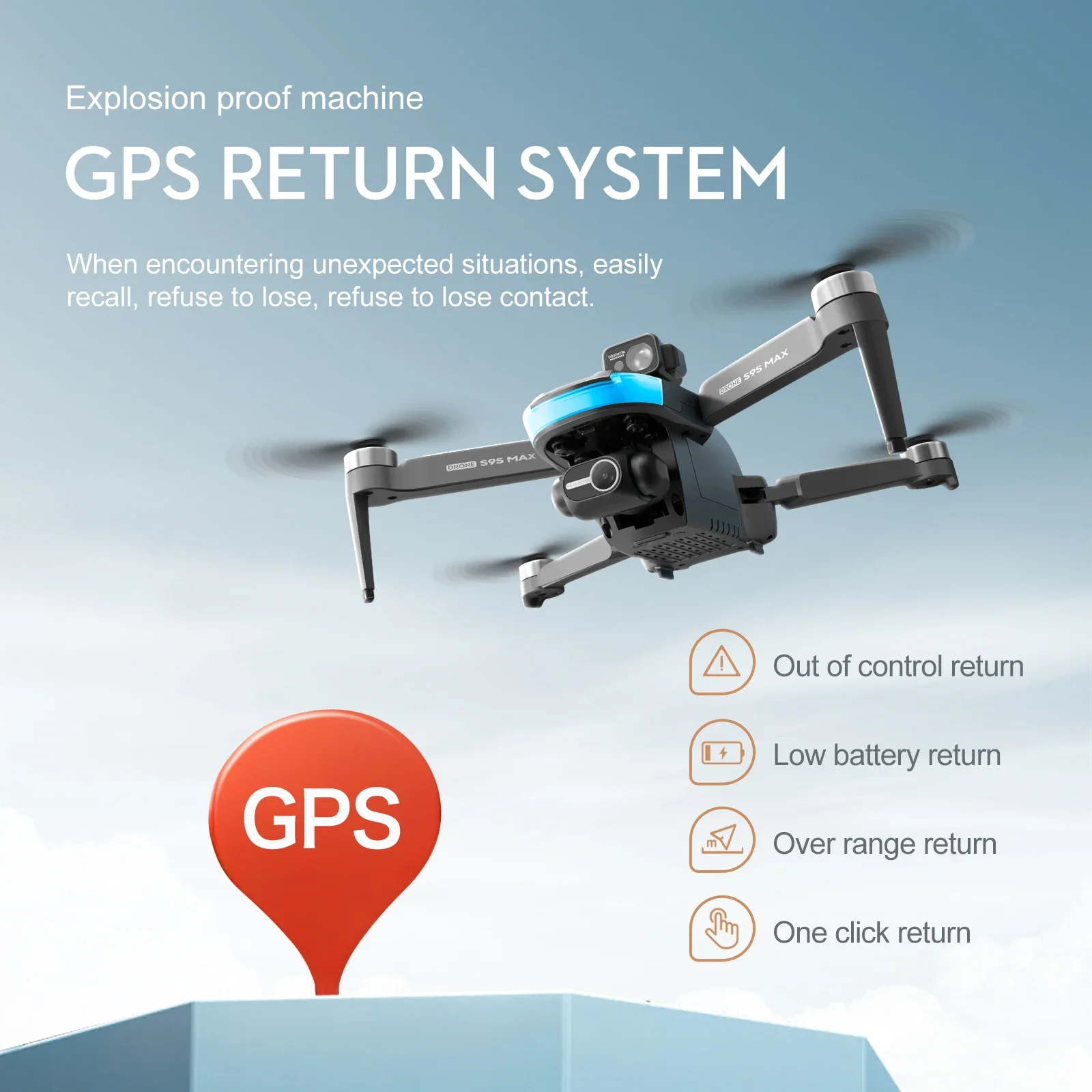 Nouveau S9S MAX MINI Drone 4K  - Drone Camera Hd avis et prix