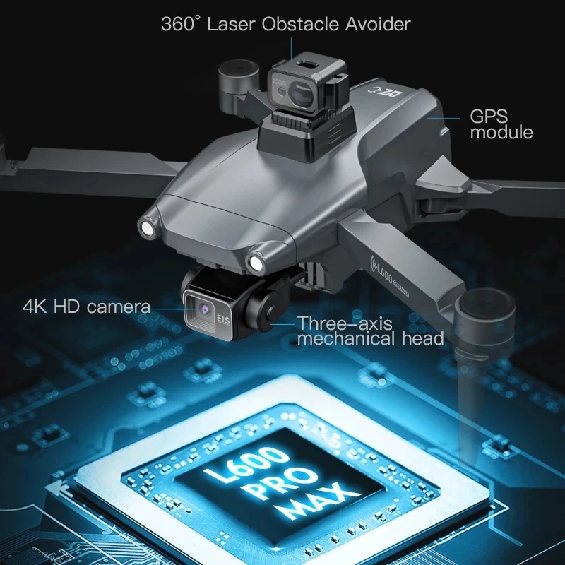Drone GPS professionnel L600 P - Drone Camera Professional avis et prix