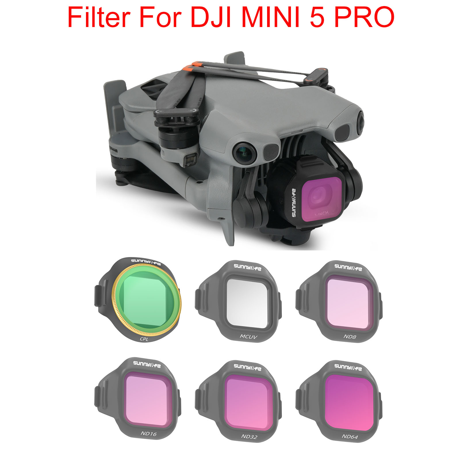 Filtre de Drone pour DJI Mini  - Drone Camera Filter avis et prix