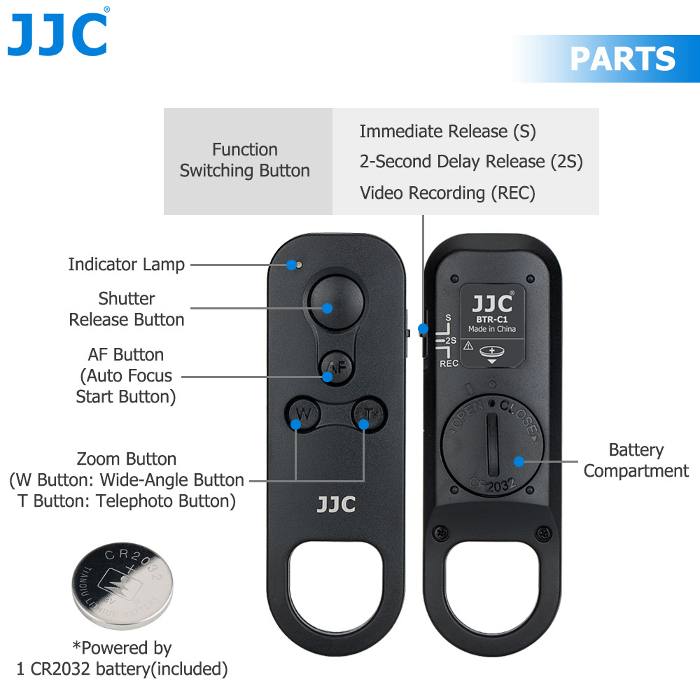JJC BR-E1 télécommande Bluetoo - Canon Camera Eos R8 avis et prix