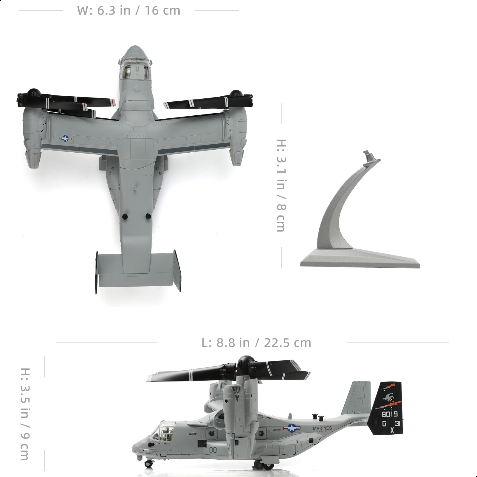 NUOTIE 1/72 US Navy VMMT-204 V - Jjrc Drone X12 avis et prix