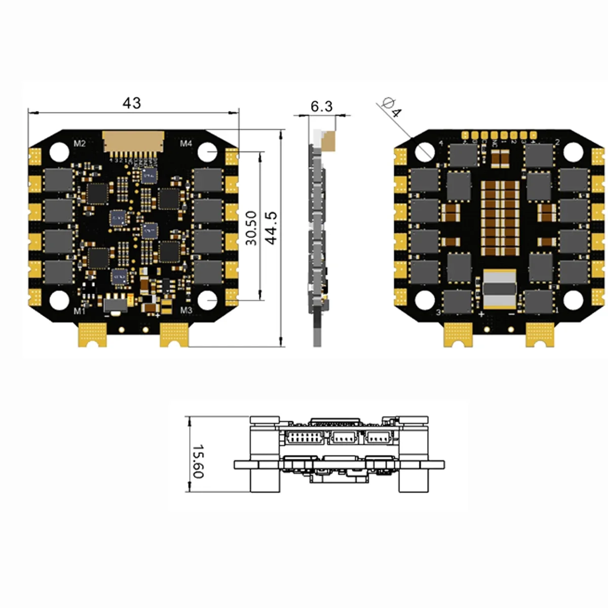 Contrôleur de vol F405 F4 FC 6 - Betaflight Fc F4 avis et prix