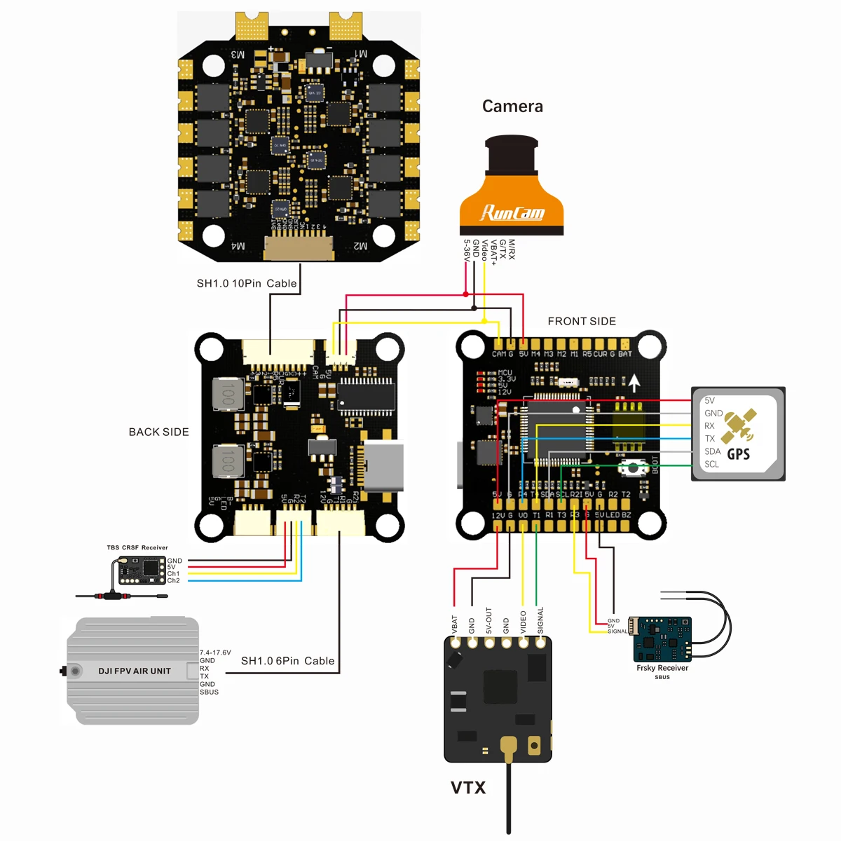 Contrôleur de vol F405 F4 FC 6 - Betaflight Fc F4 avis et prix