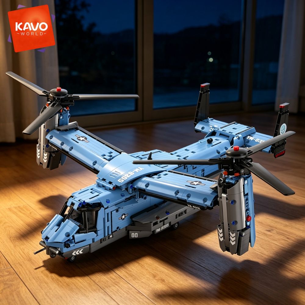 KAVOWORLD 1486PCS V-22 Osprey  - Jjrc Drone X12 avis et prix