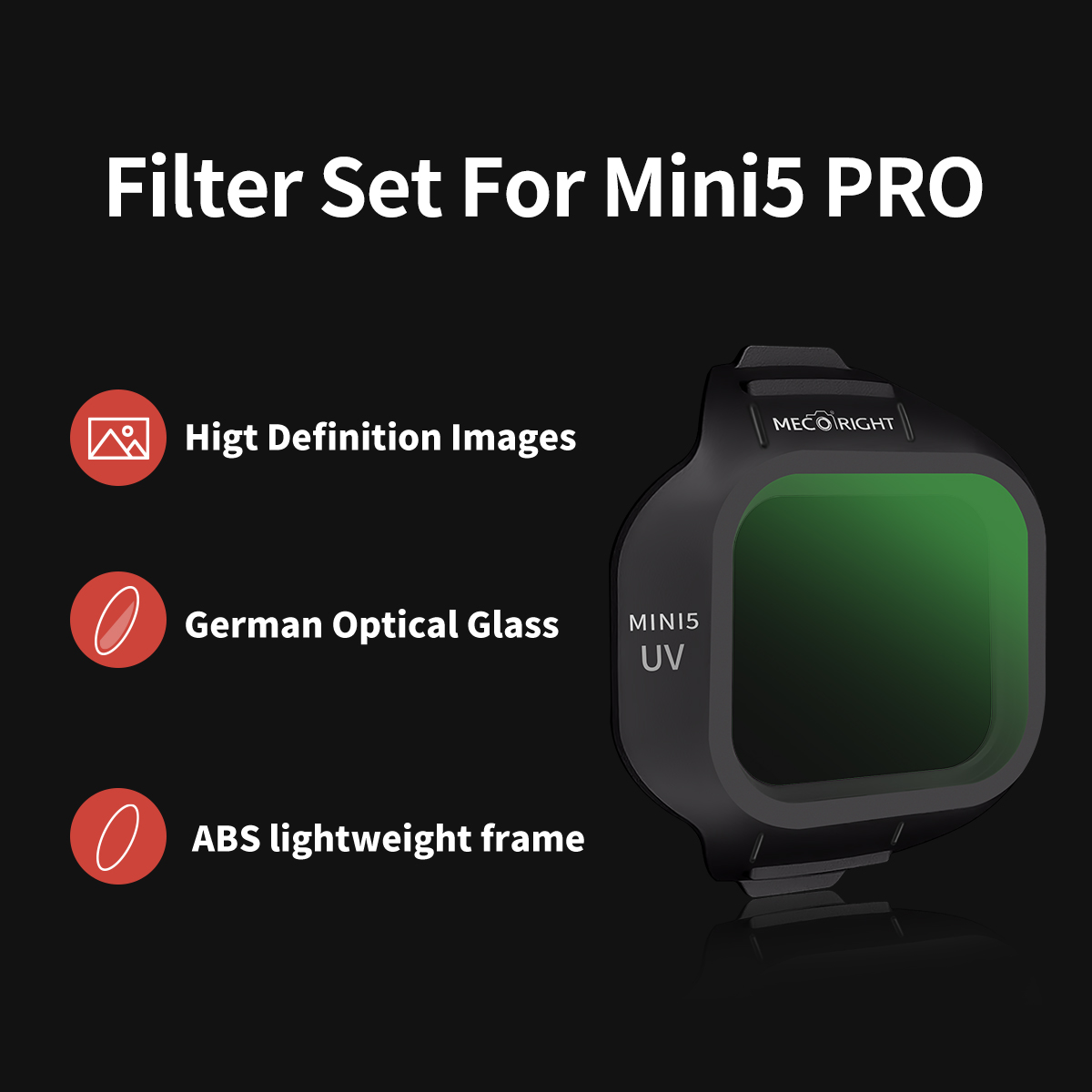 Kit de filtres Mecoright pour  - Drone Camera Filter avis et prix
